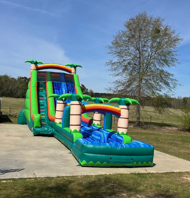 Unit #37 – 25′ Dual Lane Tropical Slide